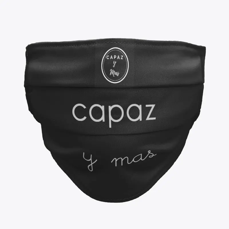 Capaz Y Mas Face Mask (black)